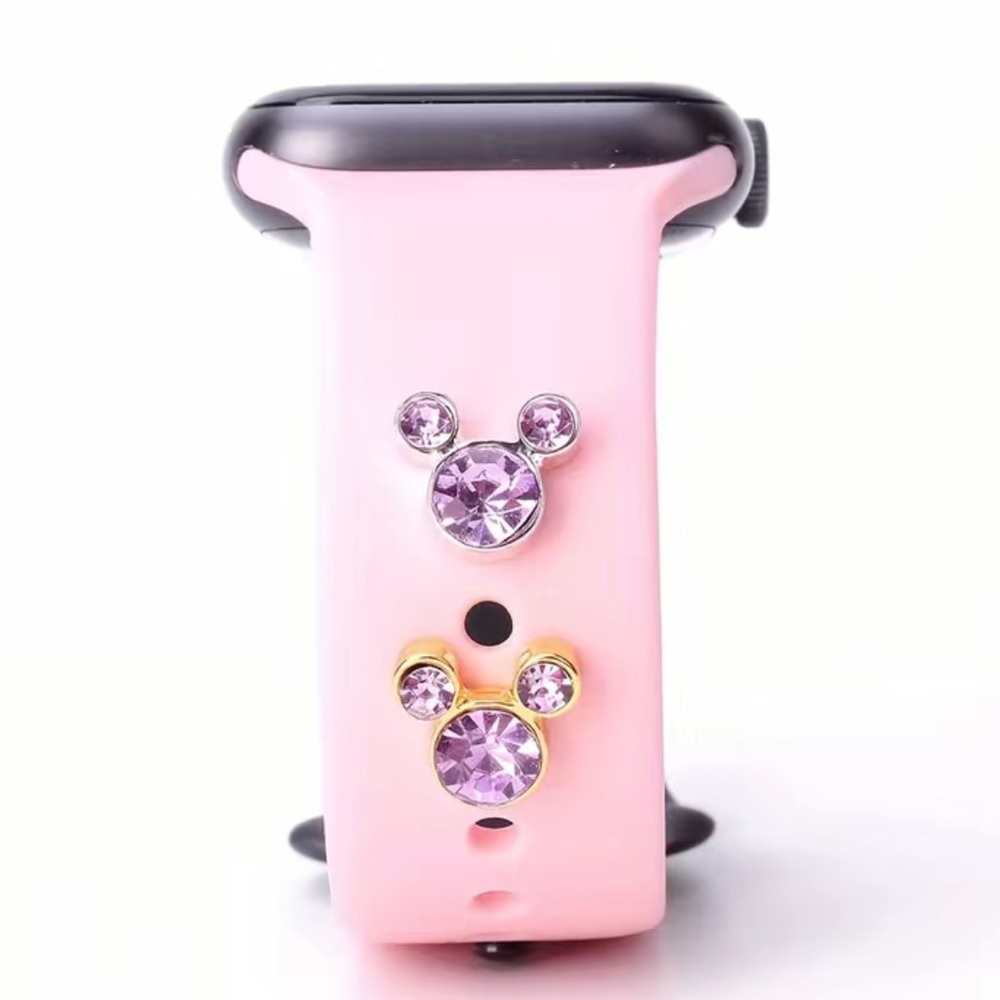 NEW IN PACKAGE Minnie Mouse Disney Charm Smart Watch Apple SILVER